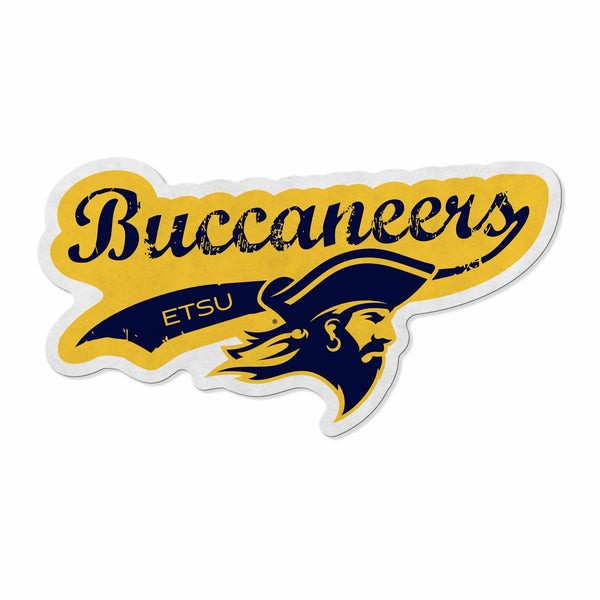 Wholesale East Tennessee State Shape Cut Logo With Header Card - Distressed Design