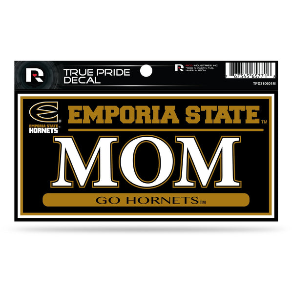 Wholesale Emporia State 3" X 6" True Pride Decal - Mom