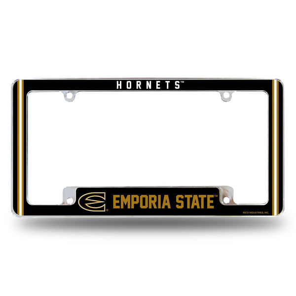 Wholesale Emporia State Alternate Design All Over Chrome Frame - Bottom Oriented