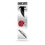 Wholesale Falcons 3-Pc Retro Spirit Decal Set