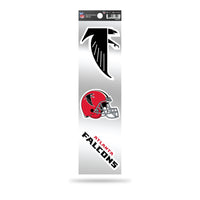 Wholesale Falcons 3-Pc Retro Spirit Decal Set