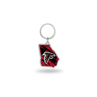 Wholesale Falcons - Georgia State Shaped Keychain