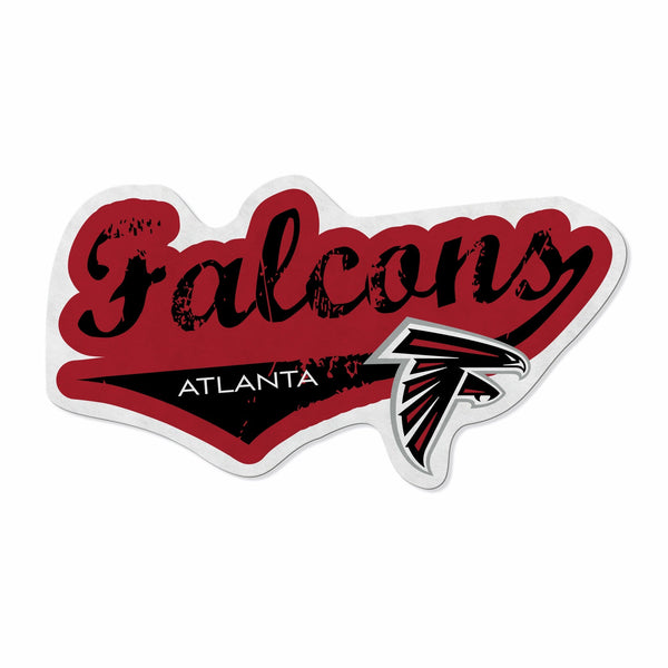 Wholesale Falcons Shape Cut Logo With Header Card - Distressed Design