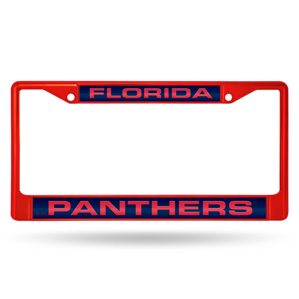 Wholesale Fl Panthers Red Laser Colored Chrome Frame