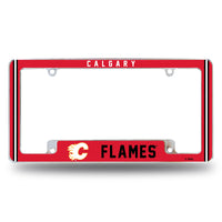 Wholesale Flames Alternate Design All Over Chrome Frame - Bottom Oriented