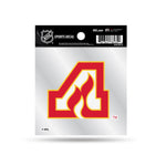 Wholesale Flames Clear Backer Decal W/ Retro Logo (4"X4")