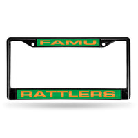 Wholesale Florida A&M Rattlers Black Laser Chrome 12 x 6 License Plate Frame