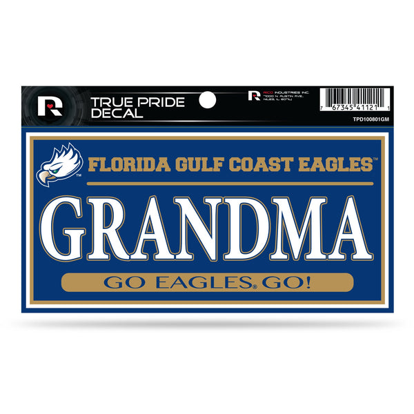 Wholesale Florida Gulf Coast University 3" X 6" True Pride Decal - Grandma