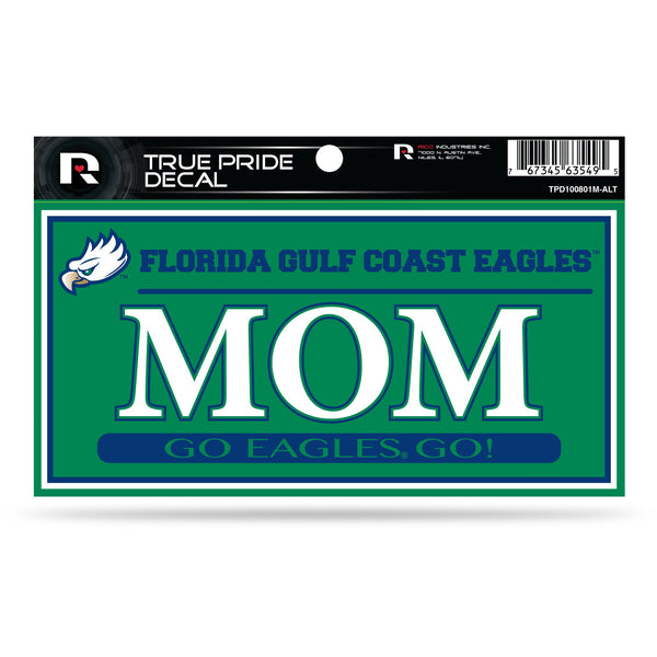 Wholesale Florida Gulf Coast University 3" X 6" True Pride Decal - Mom (Alternate)