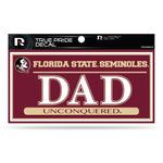 Wholesale Florida State 3" X 6" True Pride Decal - Dad