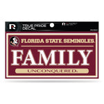 Wholesale Florida State 3" X 6" True Pride Decal - Family