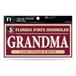 Wholesale Florida State 3" X 6" True Pride Decal - Grandma