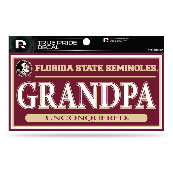 Wholesale Florida State 3" X 6" True Pride Decal - Grandpa