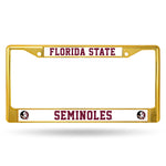 Wholesale Florida State Gold Colored Chrome Frame