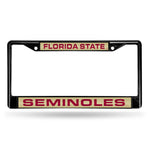 Wholesale Florida State Seminoles Black Laser Chrome 12 x 6 License Plate Frame