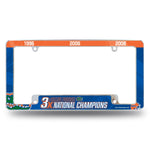 Wholesale Florida University 3 Time College Football Champs All Over Chrome Frame