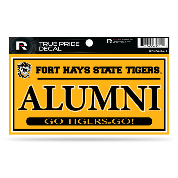 Wholesale Fort Hays State 3" X 6" True Pride Decal - Alumni (Alternate)