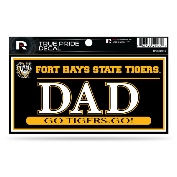Wholesale Fort Hays State 3" X 6" True Pride Decal - Dad