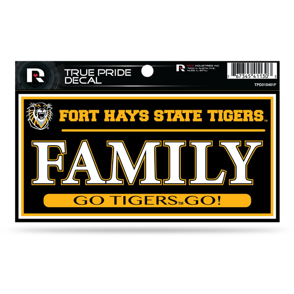Wholesale Fort Hays State 3" X 6" True Pride Decal - Family