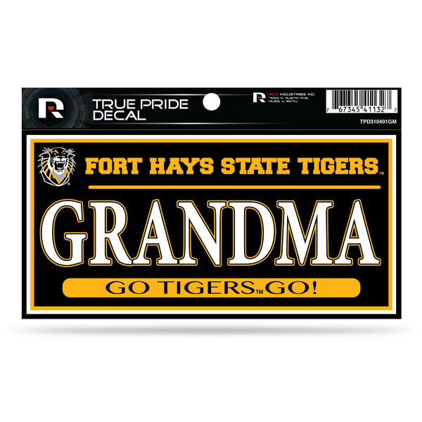 Wholesale Fort Hays State 3" X 6" True Pride Decal - Grandma