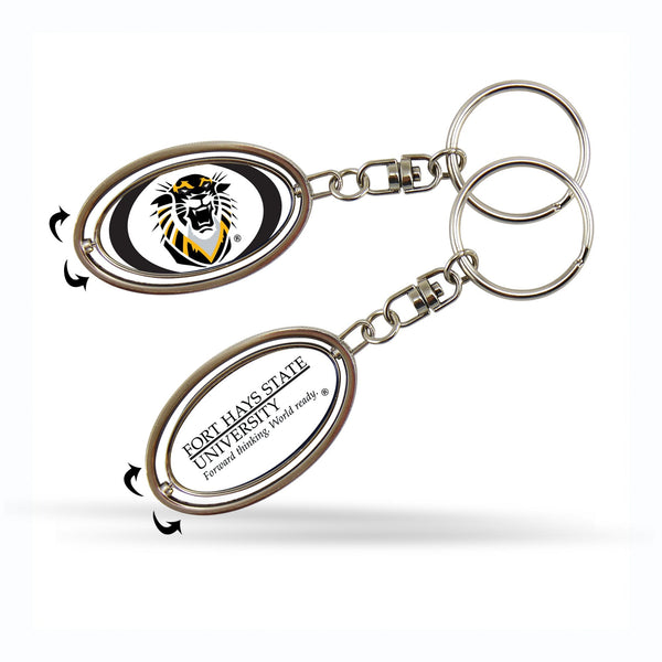 Wholesale Fort Hays State Spinner Keychain