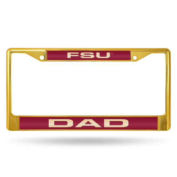 Wholesale FSU Dad Colored Laser Chrome Frame - Gold