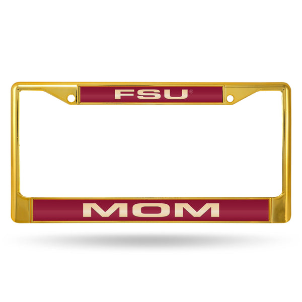 Wholesale FSU Mom Colored Laser Chrome Frame - Gold