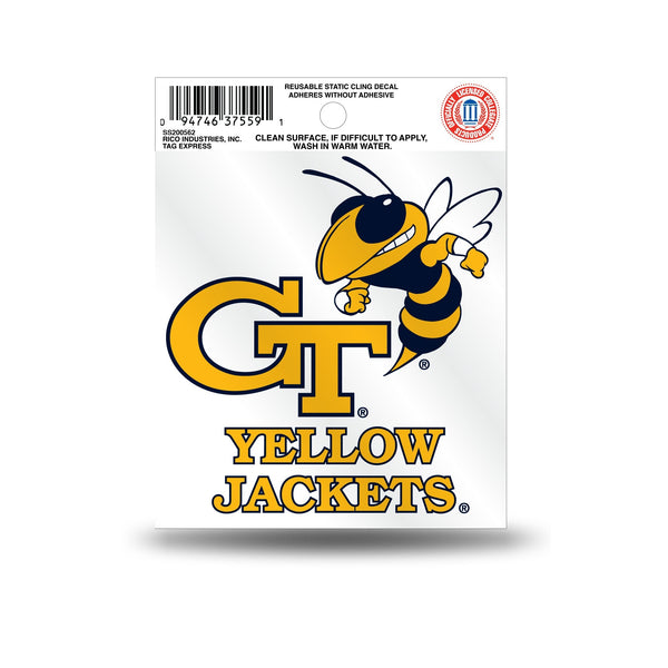 Wholesale Ga Tech Static Cling Small