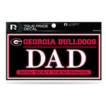 Wholesale Georgia 3" X 6" True Pride Decal - Dad