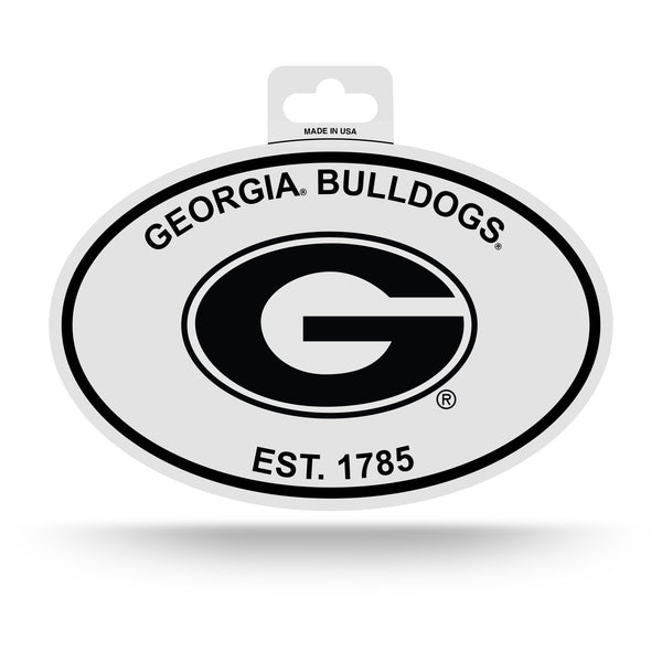 Wholesale Georgia Black And White Oval Sticker