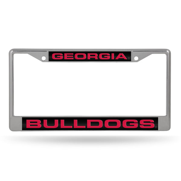 Wholesale Georgia Bulldogs Laser Chrome 12 x 6 License Plate Frame