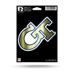 Wholesale Georgia Tech Die Cut Metallic Sticker