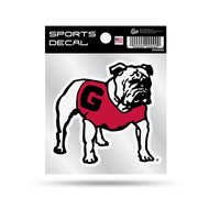 Wholesale Georgia University 4"X4" Weeded Mascot Decal