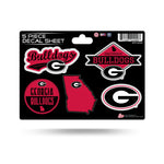 Wholesale Georgia University 5-Pc Sticker Sheet