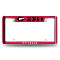 Wholesale Georgia University Alternate Design All Over Chrome Frame - Top Oriented