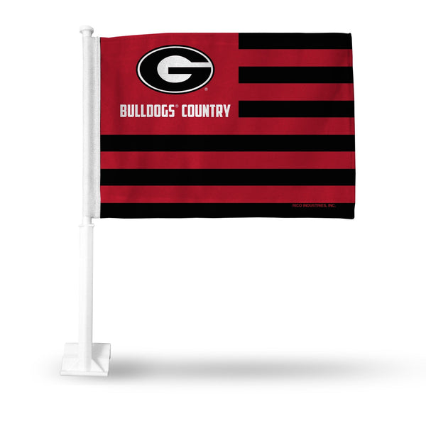 Wholesale Georgia University "Bulldogs Country" Car Flag