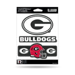 Wholesale Georgia University - Carbon Fiber Design - Triple Spirit Stickers