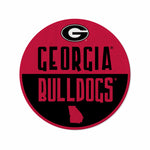 Wholesale Georgia University Shape Cut Logo With Header Card - Classic Design