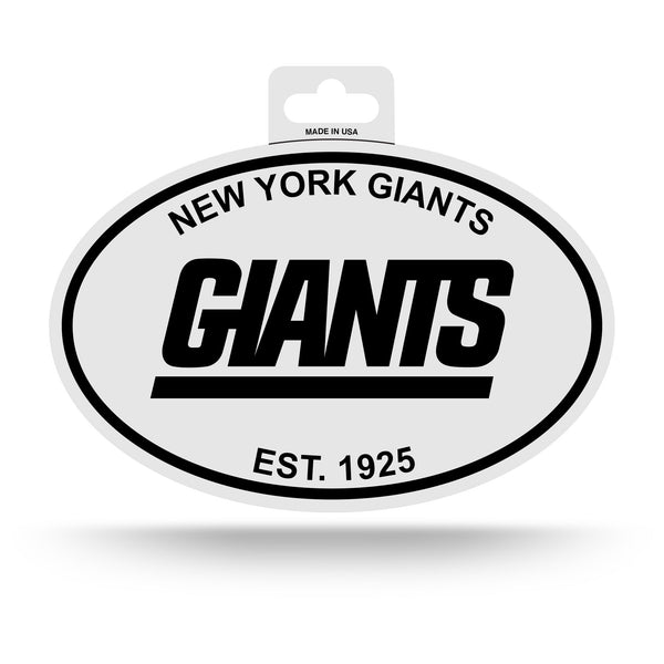 Wholesale Giants - NY Black And White Oval Sticker