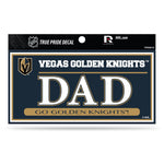 Wholesale Golden Knights 3" X 6" True Pride Decal - Dad