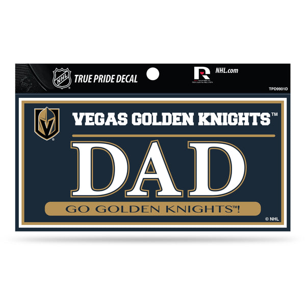 Wholesale Golden Knights 3" X 6" True Pride Decal - Dad