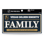 Wholesale Golden Knights 3" X 6" True Pride Decal - Family