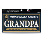 Wholesale Golden Knights 3" X 6" True Pride Decal - Grandpa