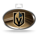 Wholesale Golden Knights Metallic Oval Sticker