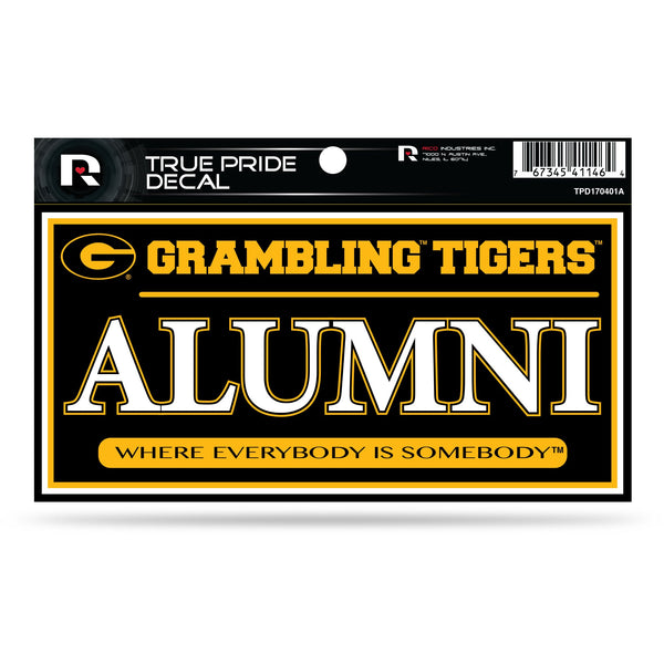 Wholesale Grambling State 3" X 6" True Pride Decal - Alumni