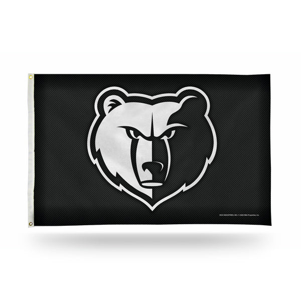 Wholesale Grizzlies - Carbon Fiber Design - Banner Flag (3X5)