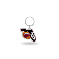 Wholesale Heat - Florida State Shaped Keychain