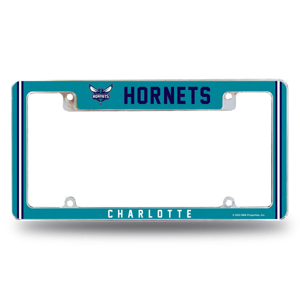Wholesale Hornets Alternate Design All Over Chrome Frame - Top Oriented