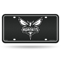 Wholesale Hornets - Carbon Fiber Design - Metal Auto Tag