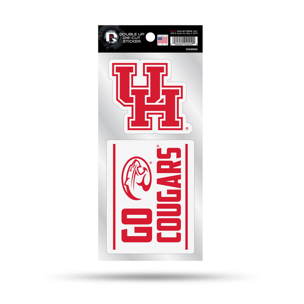 Wholesale Houston Double Up Die Cut Sticker